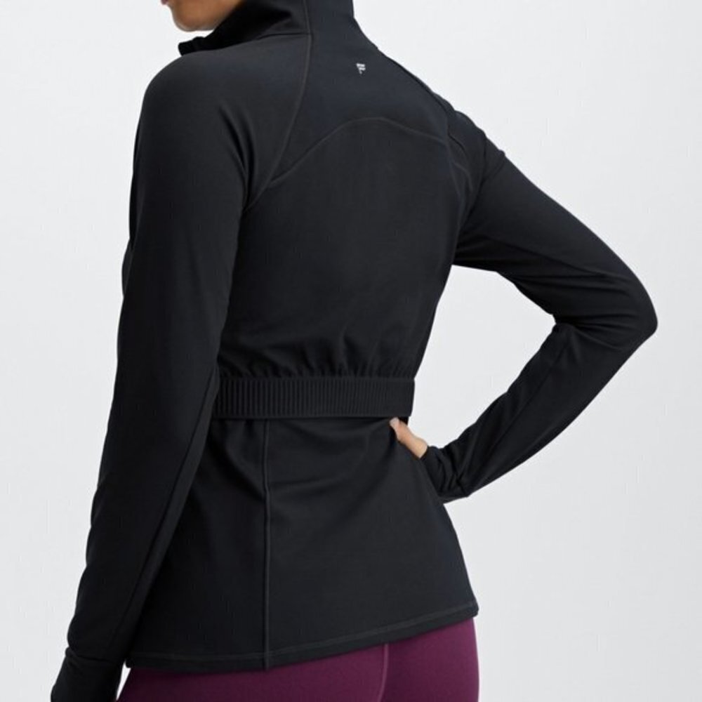 Fabletics trinity performance jacket black Small … - image 8